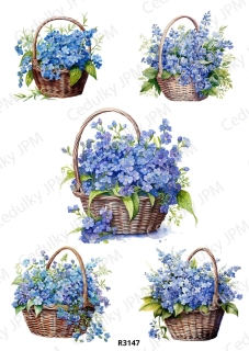 Rýžový a Soft papír A4 pro decoupage- R03147