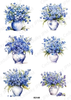 Rýžový a Soft  papír  A4 pro decoupage- R03149
