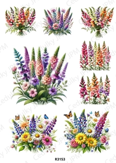 Rýžový a Soft papír A4 pro decoupage- R03153