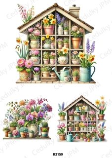 Rýžový a Soft papír A4 pro decoupage- R03159