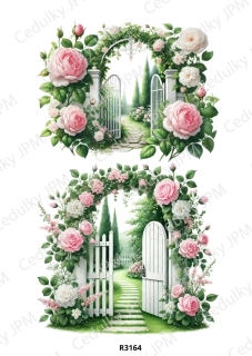 Rýžový a Soft  papír  A4 pro decoupage- R03164