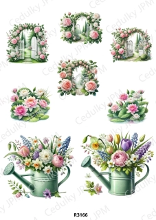 Rýžový a Soft papír A4 pro decoupage- R03166