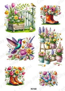 Rýžový a Soft  papír  A4 pro decoupage- R03168