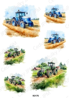 Rýžový a Soft papír A4 pro decoupage- R03175
