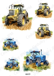 Rýžový a Soft papír A4 pro decoupage- R03177