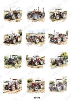 Rýžový a Soft papír A4 pro decoupage- R03192