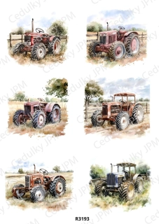 Rýžový a Soft papír A4 pro decoupage- R03193