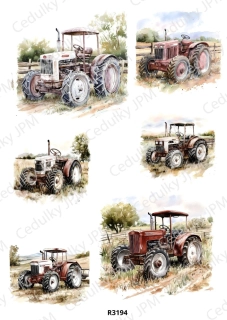 Rýžový a Soft papír A4 pro decoupage- R03194