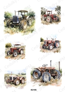 Rýžový a Soft papír A4 pro decoupage- R03195