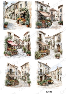 Rýžový a Soft  papír  A4 pro decoupage- R03199