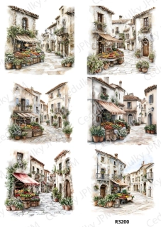 Rýžový a Soft  papír  A4 pro decoupage- R03200
