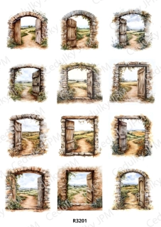 Rýžový a Soft papír A4 pro decoupage- R03201