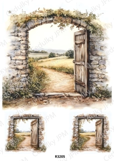 Rýžový a Soft papír A4 pro decoupage- R03205