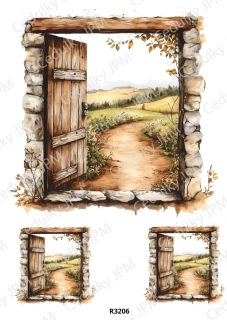 Rýžový a Soft papír A4 pro decoupage- R03206