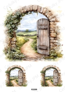 Rýžový a Soft papír A4 pro decoupage- R03209