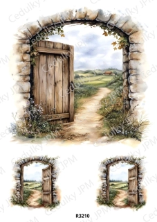 Rýžový a Soft papír A4 pro decoupage- R03210