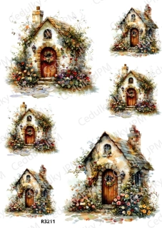 Rýžový a Soft  papír  A4 pro decoupage- R03211