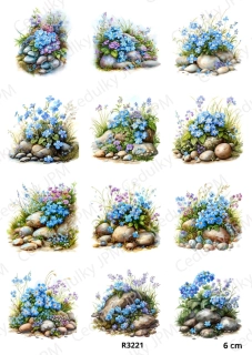 Rýžový a Soft papír A4 pro decoupage- R03221