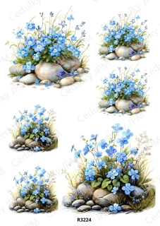 Rýžový a Soft papír A4 pro decoupage- R03224