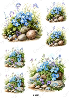 Rýžový a Soft papír A4 pro decoupage- R03225