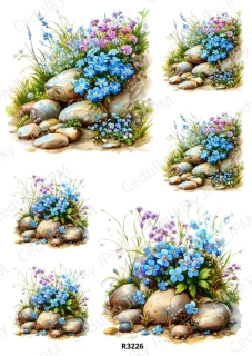 Rýžový a Soft  papír  A4 pro decoupage- R03226