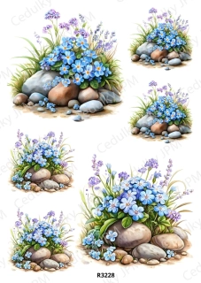 Rýžový a Soft papír A4 pro decoupage- R03228