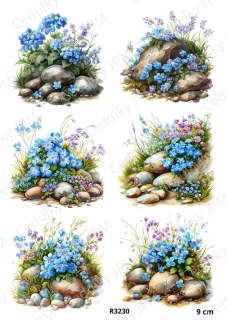 Rýžový a Soft  papír  A4 pro decoupage- R03230
