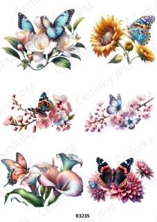 Rýžový a Soft  papír  A4 pro decoupage- R03235