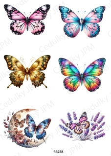 Rýžový a Soft  papír  A4 pro decoupage- R03238
