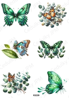 Rýžový a Soft  papír  A4 pro decoupage- R03239