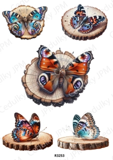 Rýžový a Soft  papír  A4 pro decoupage- R03253