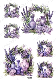 Rýžový a Soft papír A4 pro decoupage- R03256