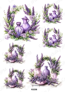 Rýžový a Soft papír A4 pro decoupage- R03258