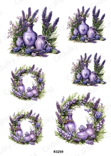 Rýžový a Soft papír A4 pro decoupage- R03259