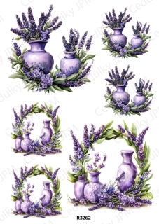 Rýžový a Soft papír A4 pro decoupage- R03262