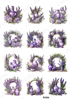 Rýžový a Soft papír A4 pro decoupage- R03264