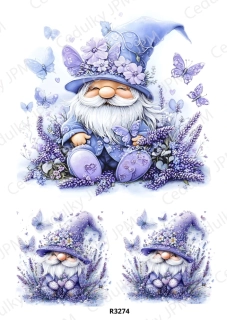 Rýžový a Soft papír A4 pro decoupage- R03274