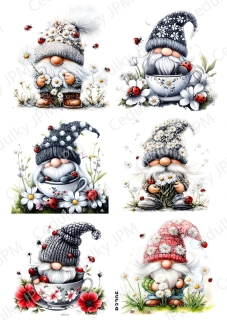 Rýžový a Soft papír A4 pro decoupage- R03295