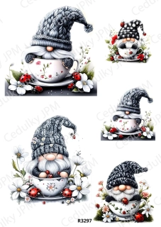 Rýžový a Soft papír A4 pro decoupage- R03297