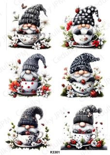 Rýžový a Soft papír A4 pro decoupage- R03301