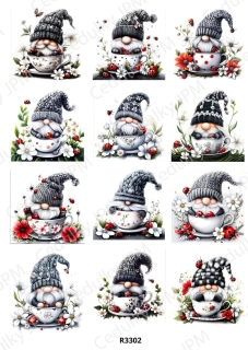 Rýžový a Soft papír A4 pro decoupage- R03302