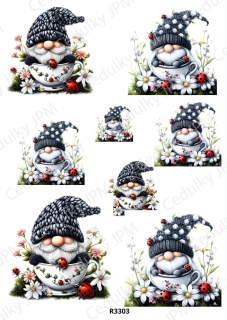 Rýžový a Soft papír A4 pro decoupage- R03303