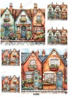 Rýžový a Soft  papír  A4 pro decoupage- R03305