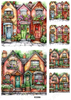Rýžový a Soft  papír  A4 pro decoupage- R03306