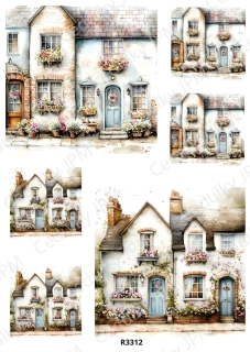 Rýžový a Soft  papír  A4 pro decoupage- R03312