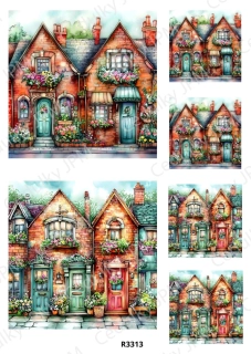 Rýžový a Soft  papír  A4 pro decoupage- R03313