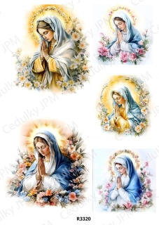 Rýžový a Soft  papír  A4 pro decoupage- R03320