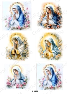 Rýžový a Soft  papír  A4 pro decoupage- R03328