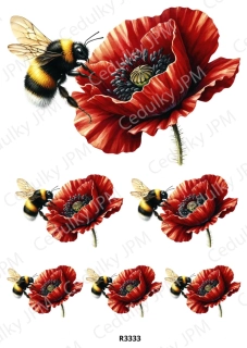 Rýžový a Soft  papír  A4 pro decoupage- R03333