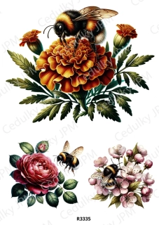 Rýžový a Soft  papír  A4 pro decoupage- R03335